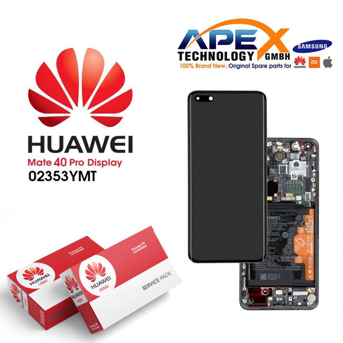 Huaweimate Pro Noh Nx Display Module Lcd Screen Touch Frame