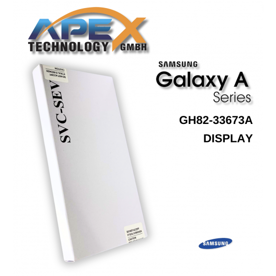 Samsung Galaxy SM-A155/A156 (A15 4G/5G 2023) BLACK (With Frame) LCD / Screen + Touch GH82-33637A OR GH82-33638A