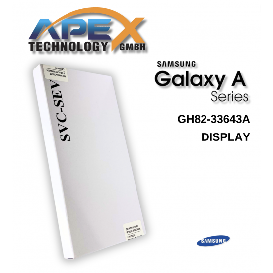 Samsung Galaxy SM-A155/A156 (A15 4G/5G 2023) BLACK (With Frame) LCD + BTRY / Screen + Touch GH82-33643A