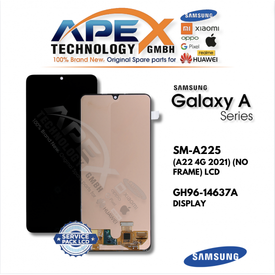 Samsung Galaxy A225 (A22 4G 2021) (NO FRAME) LCD / Screen + Touch GH96-14637A