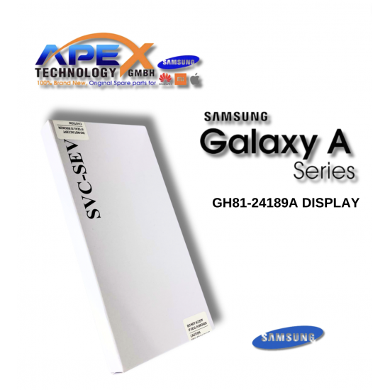 Samsung Galaxy A055 (A05 2023) BLACK (With Frame) LCD / Screen + Touch GH81-24189A