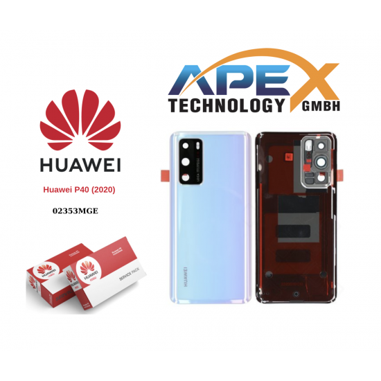 Huawei P40 (2020) WHITE BATTERY COVER 02353MGE