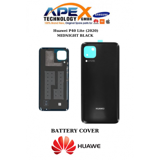 BATTERY COVER Huawei P40 Lite (2020) MIDNIGHT BLACK / 02353MVD