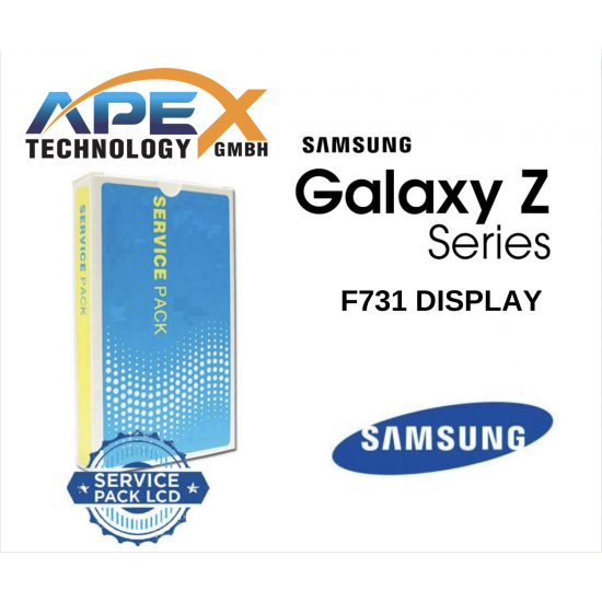 Samsung Galaxy  SM-F731 (Z Flip 5 5G 2023) GRAPHITE INNER Display module LCD / Screen + Touch GH82-31827A OR GH82-318328A