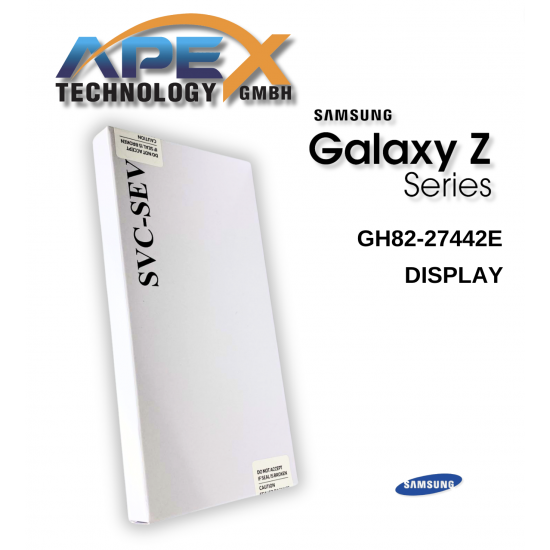 Samsung Galaxy F711 (Z Flip 3 5G 2021) SILVER INNER (NO CAMERA) LCD + BTRY / Screen + Touch GH82-27442E