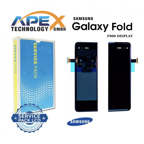 Samsung Galaxy Fold F900 (GALAXY Z FOLD 19) Display module LCD / Screen + Touch BLACK OUTER GH96-12253A