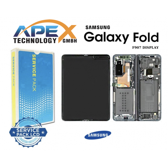 Samsung Galaxy SM-F907 (Fold 5G 19) SILVER LCD Display module LCD / Screen + Touch GH82-21195A