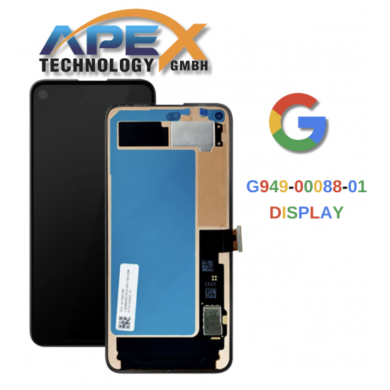 Google Pixel 5 5G (2020) BLACK LCD / Screen + Touch G949-00088-01 / G949-00116-01