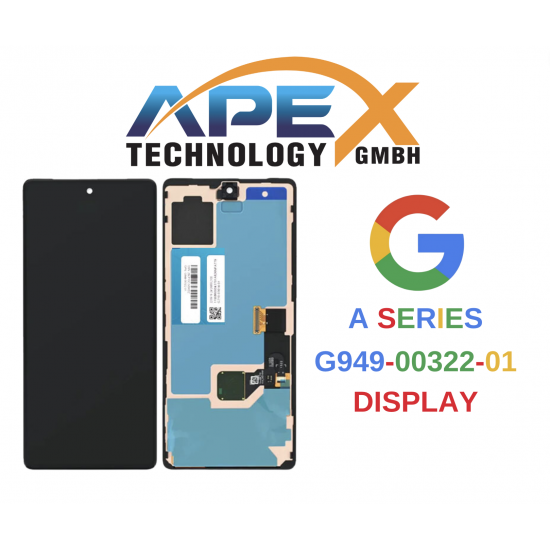 Google Pixel 7 5G (2022) BLACK LCD / Screen + Touch BLACK LCD G949-00322-01