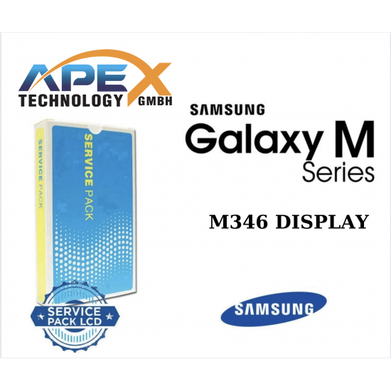   SAMSUNG GALAXY SM-M346 (M34 5G 2023) BLACK LCD / Screen + Touch  GH82-32722A OR GH82-32101A