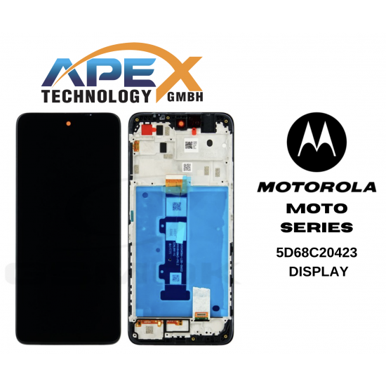 Motorola Moto G22 4G (2022) BLACK LCD / Screen + Touch 5D68C22318 5D68C20423 OR 5D68C20423RR