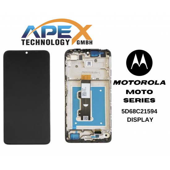 Motorola Moto E22 / E22i 4G (2022) BLACK LCD / Screen + Touch 5D68C21594