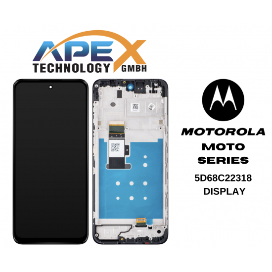 Motorola Moto G13 4G (2023) BLACK LCD / Screen + Touch 5D68C22318