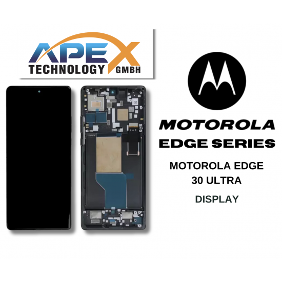 Motorola Edge 30 Ultra 5G (2022) BLACK LCD / Screen + Touch 5D68C21260 OR 5D68C21452