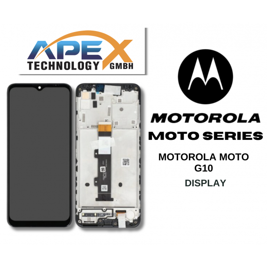 Motorola Moto G10 4G (2021) BLACK LCD / Screen + Touch 5D18C18090 OR 5D18C18090RR