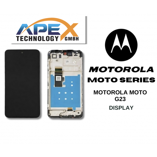 Motorola Moto G23 4G (2023) BLACK LCD / Screen + Touch 5D68C22092