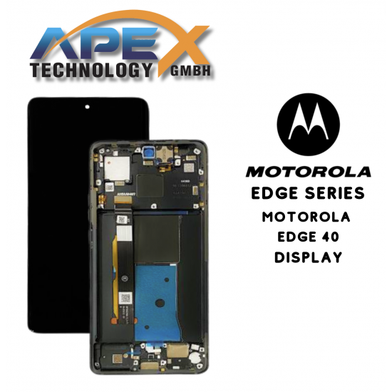 Motorola Edge 40 5G (2023) BLACK LCD / Screen + Touch 5D68C22670