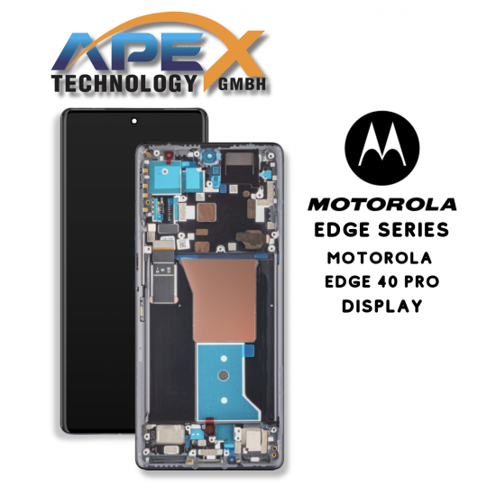 Motorola Edge 40 Pro 5G (2023) BLACK LCD / Screen + Touch 5D68C22010 OR 5D68C21986