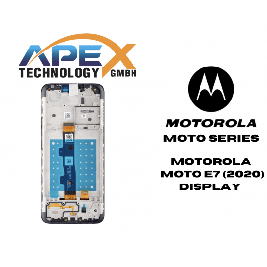 Motorola Moto E7 (2020) BLACK LCD / Screen + Touch 5D68C17784