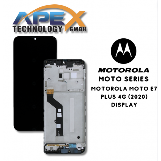 Motorola Moto E7 Plus 4G (2020) BLACK LCD/ Screen + Touch 5D68C17416