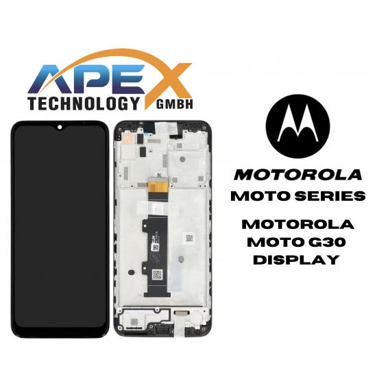 Motorola Moto G30 (2021) BLACK LCD / Screen + Touch 5D68C18187 OR 5D68C18187RR