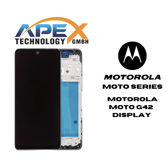 Motorola Moto G42 (2022) BLACK LCD / Screen + Touch 5D68C21049