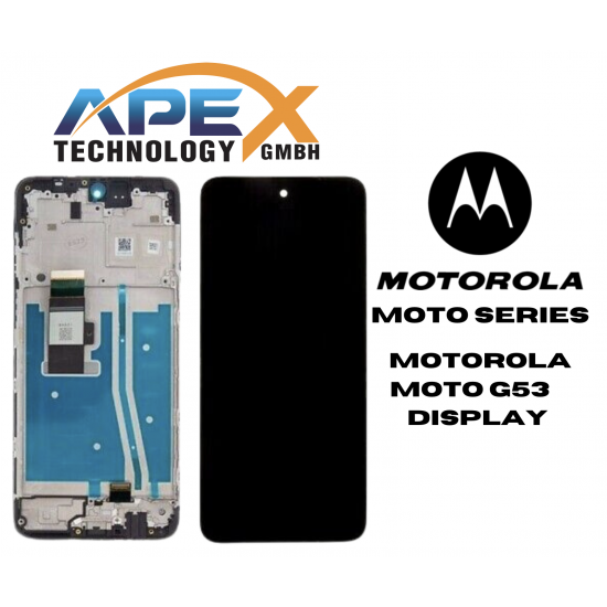 Motorola Moto G53 5G (2022) BLACK LCD / Screen + Touch 5D68C22150