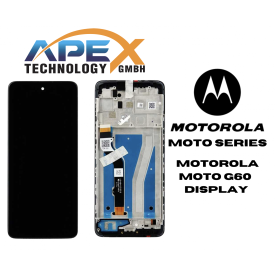 Motorola Moto G60 (2021) BLACK LCD / Screen + Touch 5D68C18560