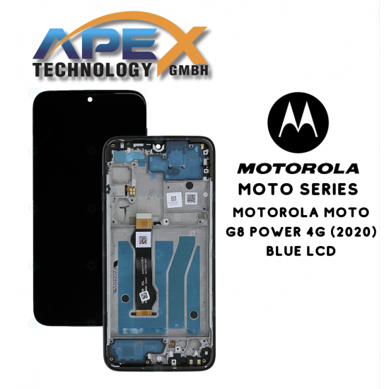 Motorola Moto G8 Plus 4G (2019) DARK BLUE LCD/ Screen + Touch 5D68C15528