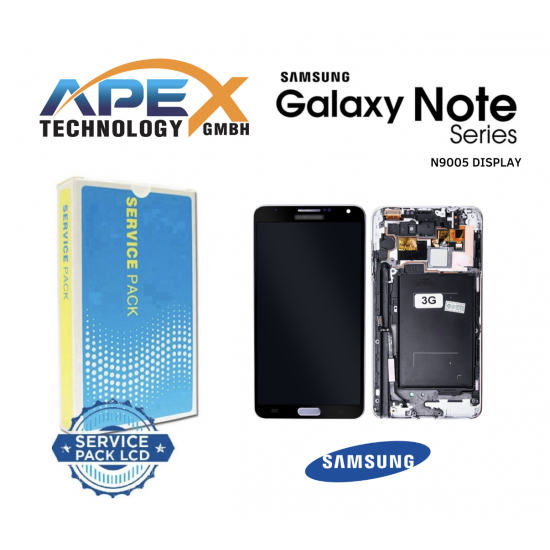 Samsung Galaxy SM-N9005 NOTE3 4G BLACK Display module LCD / Screen + Touch – GH97-15209A