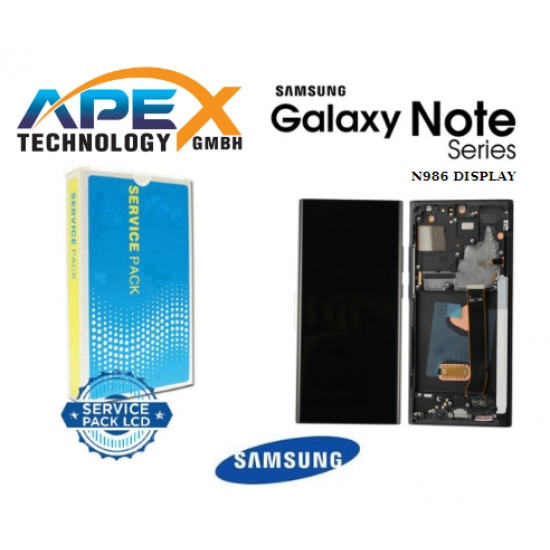 Samsung Galaxy N986/N985 (NOTE20 Ultra 5G/4G 2020) BLACK (NO CAMERA) LCD Display module GH82-31453A OR GH82-31459A OR GH82-31459A OR GH82-31459A