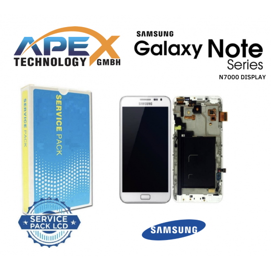 Samsung Galaxy SM-N7000 (NOTE 1) LCD WHITE Display module LCD / Screen + Touch - GH97-12948B