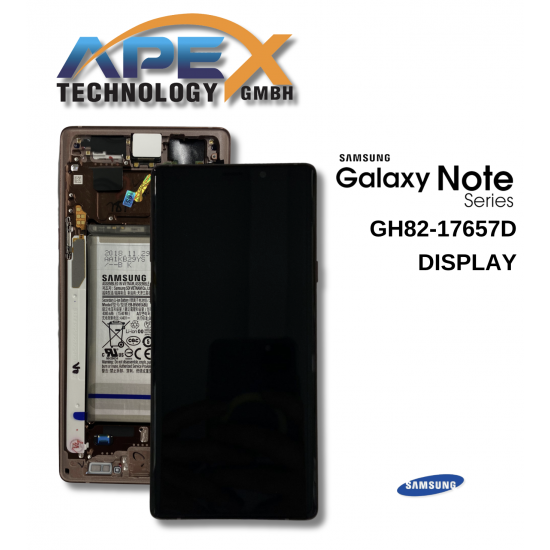 Samsung Galaxy N960 (NOTE9 2018) GOLD/METALLIC COPPER LCD + BTRY GH82-17657D