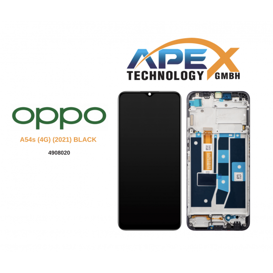 OPPO A54s (4G) (2021) BLACK Display module LCD / Screen + Touch 4908020