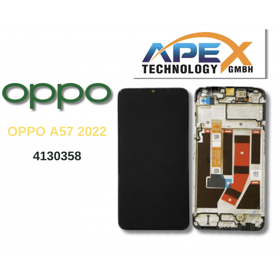 OPPO A57 4G (2022) BLACK LCD / Screen + Touch 4130239