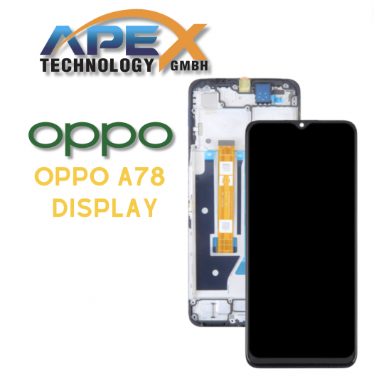 OPPO A78 5G (2023) BLACK LCD/ Screen + Touch 4130428