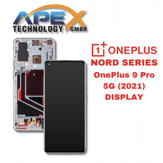 OnePlus 9 Pro 5G (2021) MORNING MIST LCD / Screen + Touch 1001100046 OR 1001100048 OR 4906517