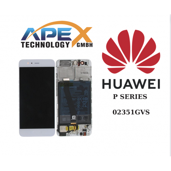 Huawei P10 (2017) SILVER LCD / Screen + Touch + Battery 02351GVS/02351DQN/02351ENH