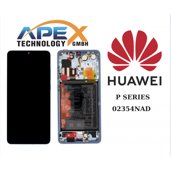 Huawei P30 Pro (2019)-New Code BREATHING CRYSTAL LCD / Screen + Touch + Battery 02354NAD