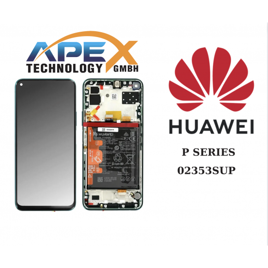 Huawei P40 Lite 5G (2020) Crush GREEN LCD / Screen + Touch + Battery 02353SUP