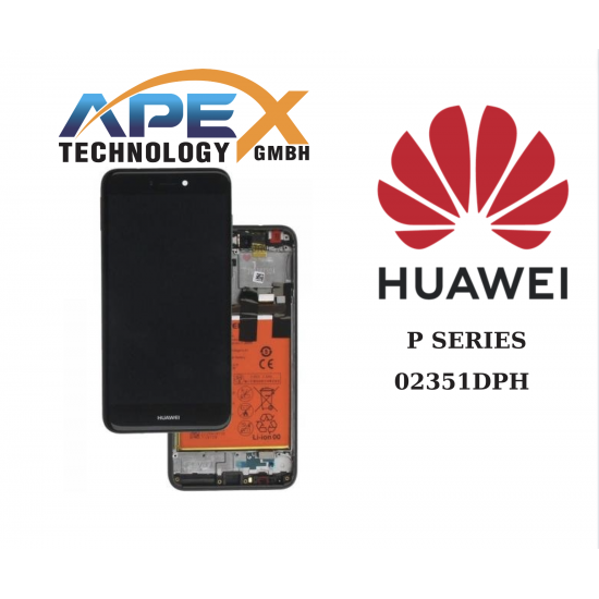 Huawei P8 Lite (2017) LCD BLACK LCD / Screen + Touch + Battery 02351DPH OR 02351VBT         