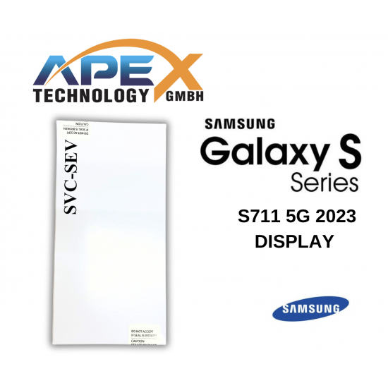 Samsung Galaxy S711 (S23 FE 5G 2023) BLACK (With Frame) LCD + BTRY / Screen + Touch GH82-32855A