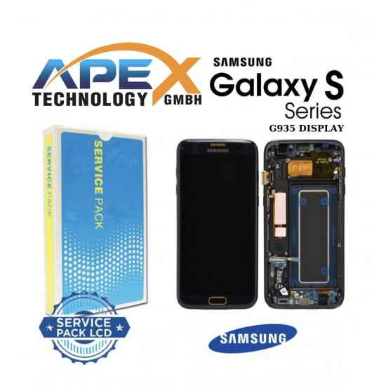 Samsung Galaxy SM-G935 (S7 EDGE 2016) OLYMPIC VERSION BLACK Display module LCD / Screen + Touch - GH97-19194A