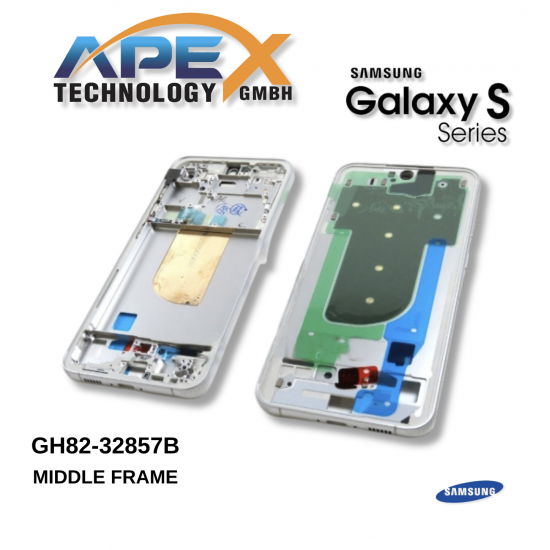 Samsung Galaxy MIDDLE FRAME SM-S711 (S23 FE 5G 2023) WHITE / Screen + Touch GH82-32857B