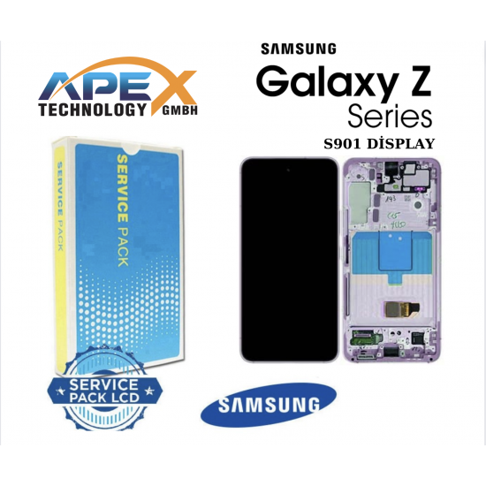 Samsung Galaxy SM-S901 (S22 2022) BORA PURPLE LCD Display module / Screen + Touch GH82-27520G OR GH82-27521G