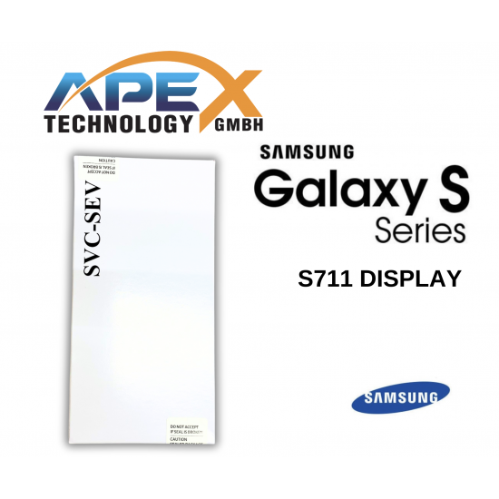 Samsung Galaxy S711 (S23 FE 5G 2023) WHITE LCD / Screen + Touch GH82-32857B OR GH82-32854B