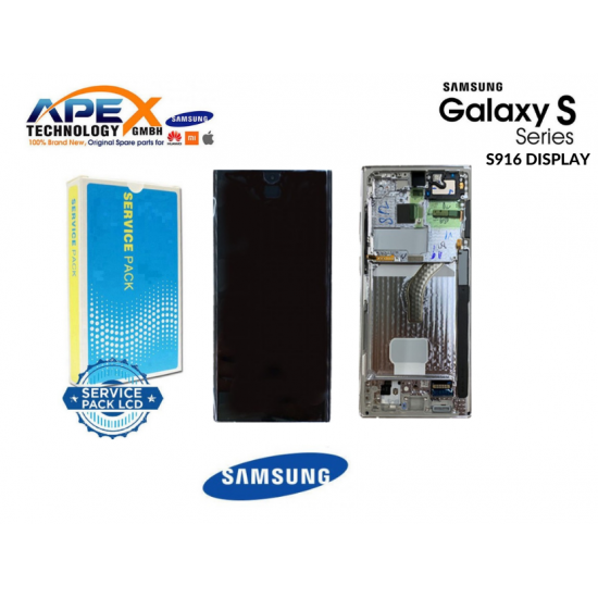 Samsung Galaxy SM-S916 (S23+ 5G) Display module LCD / Screen + Touch LIME / LIGHT GREEN LCD GH82-30476F OR  GH82-30477F OR GH82-31123F