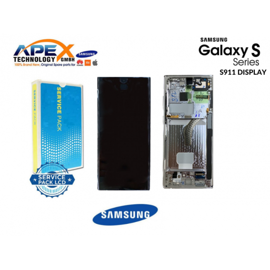 Samsung Galaxy S911 (S23 5G 2023) BLACK LCD Display module LCD / Screen + Touch  GH82-30480A OR GH82-30481A OR GH8231001A