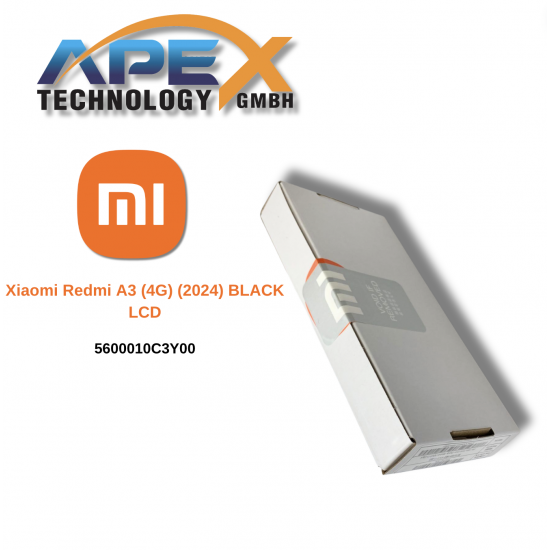 Xiaomi Redmi A3 (4G) (2024) BLACK LCD/ Screen + Touch 5600010C3Y00