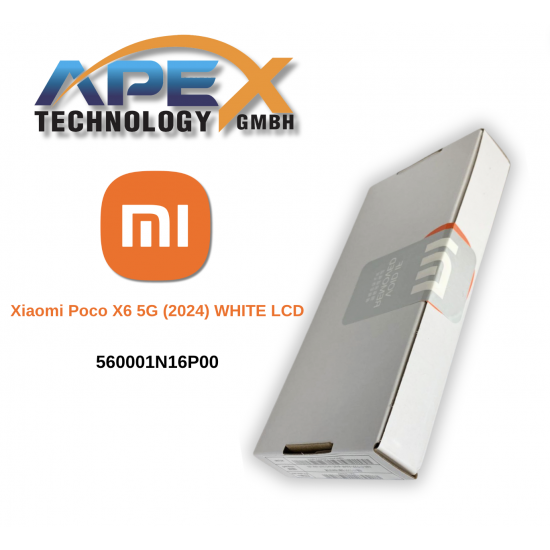 Xiaomi Poco X6 5G // Redmi Note 13 Pro 5G (2024) WHITE LCD / Screen + Touch 560001N16P00      